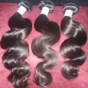 100% Pure Virgin Remy Human Hair 3 - Bundle Deal